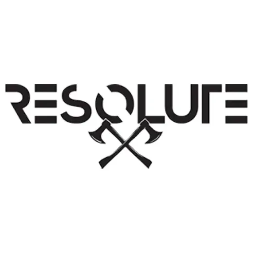 resolutestrengthwear brand logo for resolutestrengthwear.com