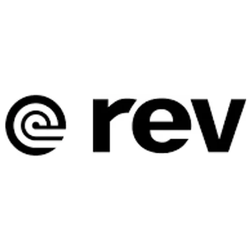rev brand logo for rev.ai