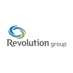revolutiongroup brand logo for revolutiongroup.com