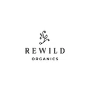 Rewild Organics brand logo for rewildorganics.org