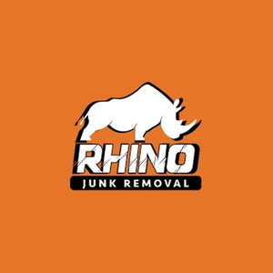 rhinojunkremovers brand logo for rhinojunkremovers.com