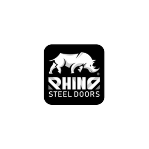 rhinosteeldoors brand logo for rhinosteeldoors.com