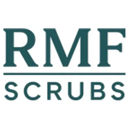 rmfscrubs brand logo for rmfscrubs.com