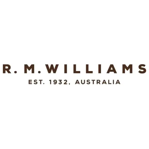 rmwilliams brand logo for rmwilliams.com