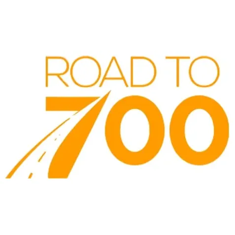 roadto700 brand logo for roadto700.org