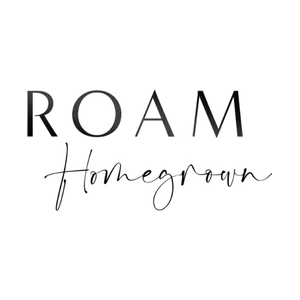 roamhomegrown brand logo for roamhomegrown.com