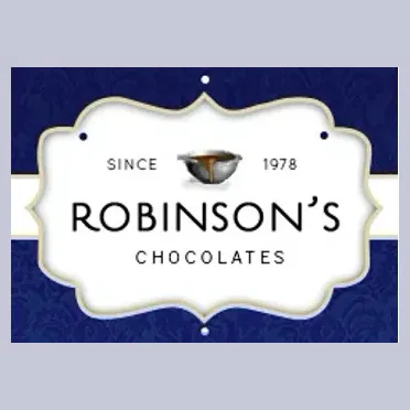 robinsonschocolates brand logo for robinsonschocolates.com