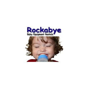 rockabyebabyrentals brand logo for rockabyebabyrentals.com