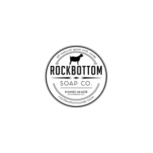 rockbottomsoap brand logo for rockbottomsoap.com