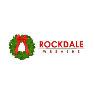 rockdalewreaths brand logo for rockdalewreaths.com