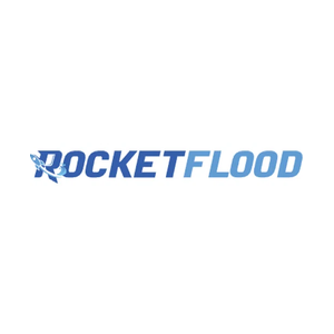 rocketflood brand logo for rocketflood.com