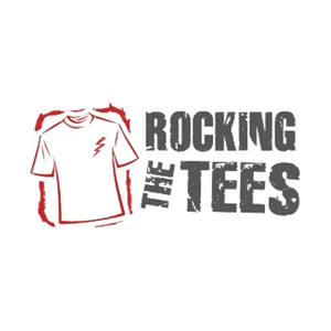 rockingthetees brand logo for rockingthetees.com