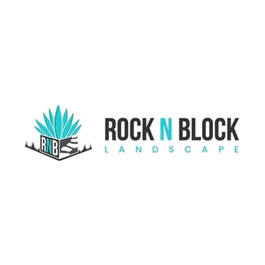 rocknblocklandscape brand logo for rocknblocklandscape.com