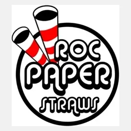 rocpaperstraws brand logo for rocpaperstraws.com