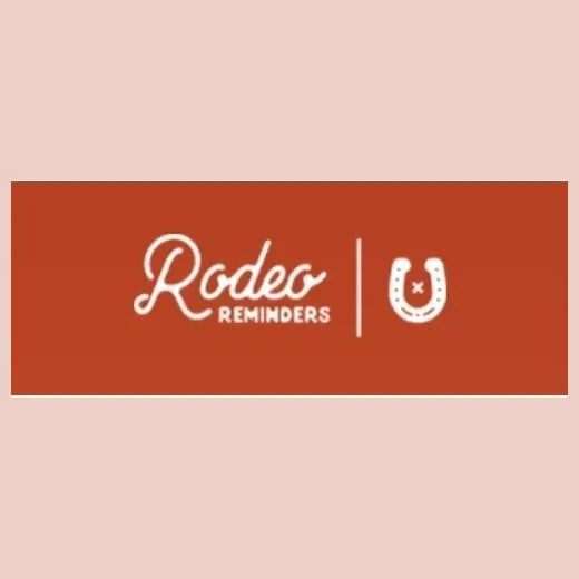 rodeoreminders brand logo for rodeoreminders.com