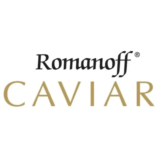 romanoffcaviar brand logo for romanoffcaviar.com
