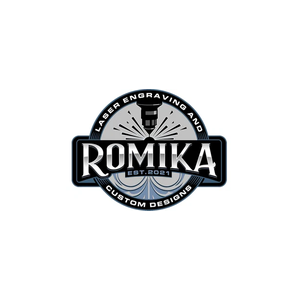 romikadesigns brand logo for romikadesigns.com