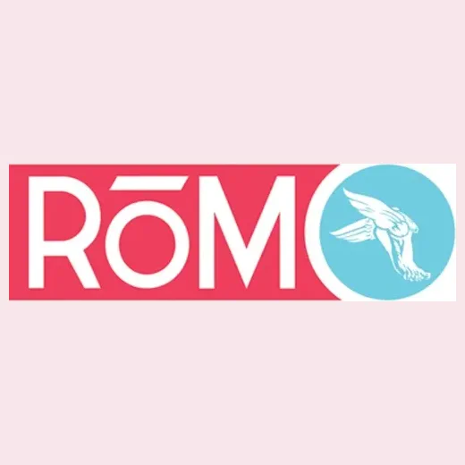 romshoes brand logo for romshoes.com
