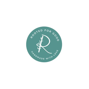 rootedforgood brand logo for rootedforgood.com