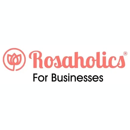 rosaholicswholesale brand logo for rosaholicswholesale.com