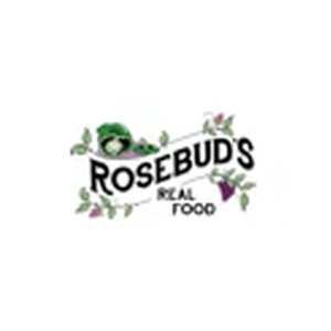 Rosebud's Real Food brand logo for rosebudsrealfood.com