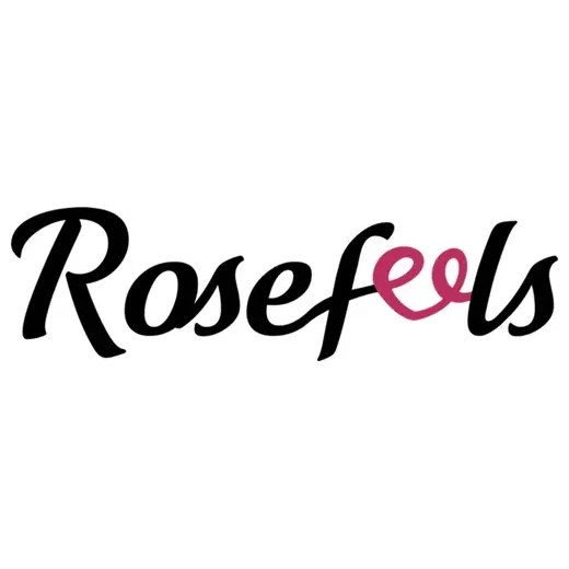 rosefeels brand logo for rosefeels.com