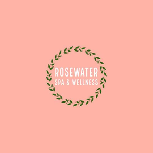 rosewaterspaandwellness brand logo for rosewaterspaandwellness.com