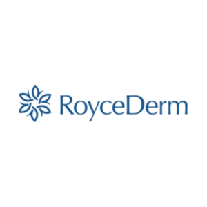 roycederm brand logo for roycederm.com