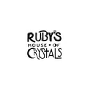Ruby’s House of Crystals brand logo for rubyshouseofcrystals.com