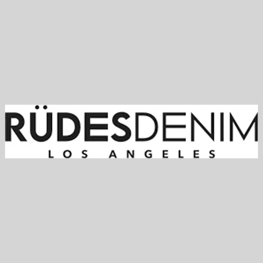 rudesdenim brand logo for rudesdenim.com