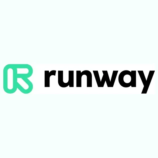 Runway AI brand logo for runwayml.com