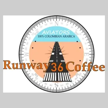 runway36coffee brand logo for runway36coffee.com