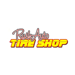 rushautotire brand logo for rushautotire.com