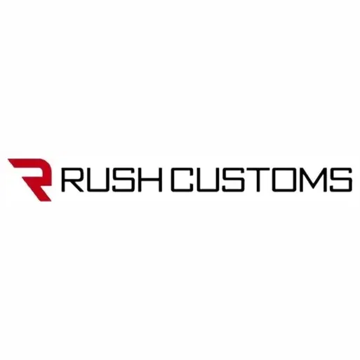 rushcustoms brand logo for rushcustoms.com