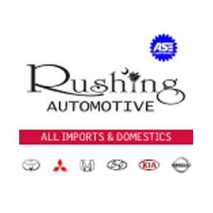 rushingautomotive brand logo for rushingautomotive.com