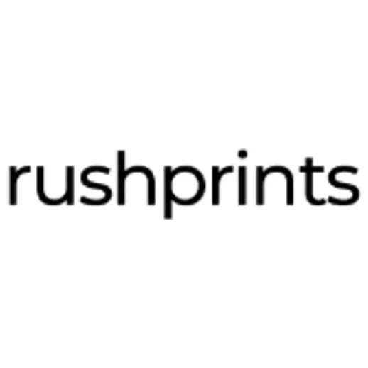 rushprints brand logo for rushprints.com