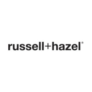 Russell and Hazel brand logo for russellandhazel.com