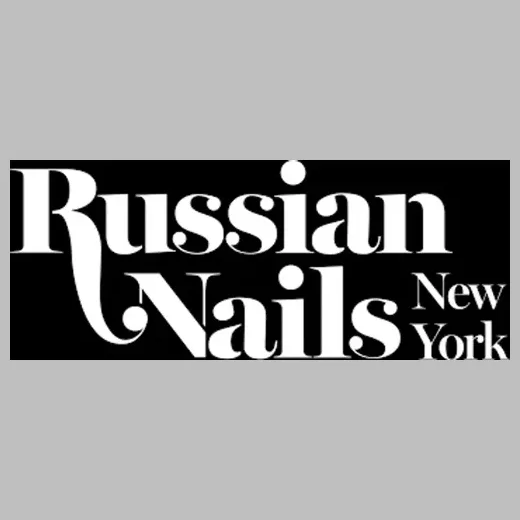 russiannails brand logo for russiannails.com