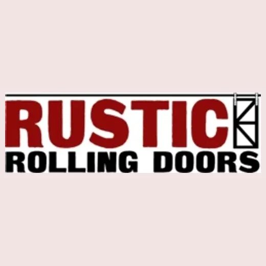 rusticrollingdoors brand logo for rusticrollingdoors.com