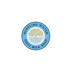 rustlingwatergoatmilksoap brand logo for rustlingwatergoatmilksoap.com