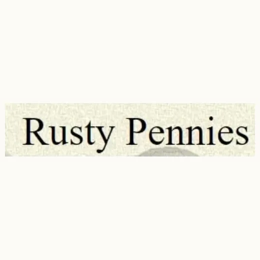 rustypennies brand logo for rustypennies.com