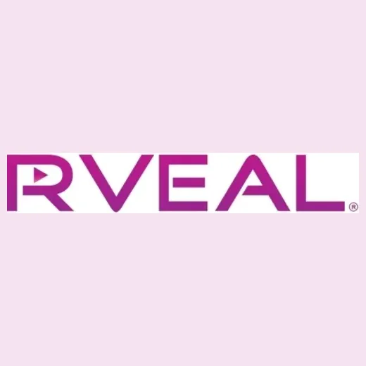 rveal brand logo for rveal.com