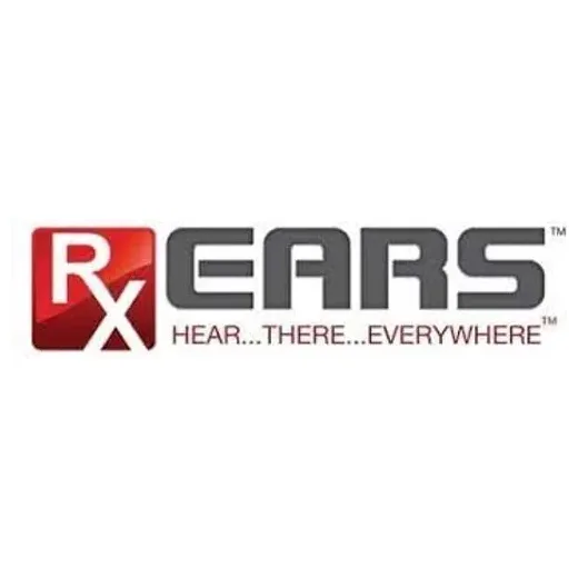 rxears brand logo for rxears.com