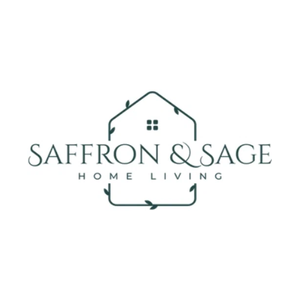 saffronandsagehomeliving brand logo for saffronandsagehomeliving.com