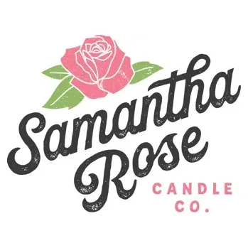 samantharosecandlecompany brand logo for samantharosecandlecompany.com