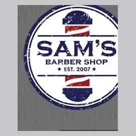 samsbarbershop brand logo for samsbarbershop.net