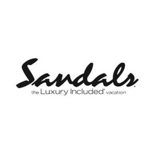 Sandals brand logo for sandals.com