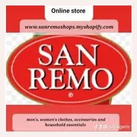 sanremoshops brand logo for sanremoshops.com