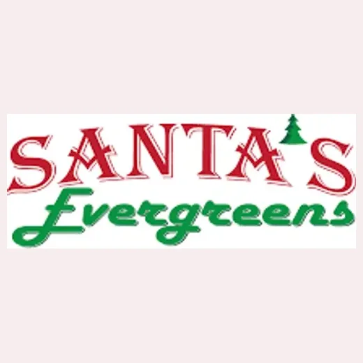 santasevergreens brand logo for santasevergreens.com