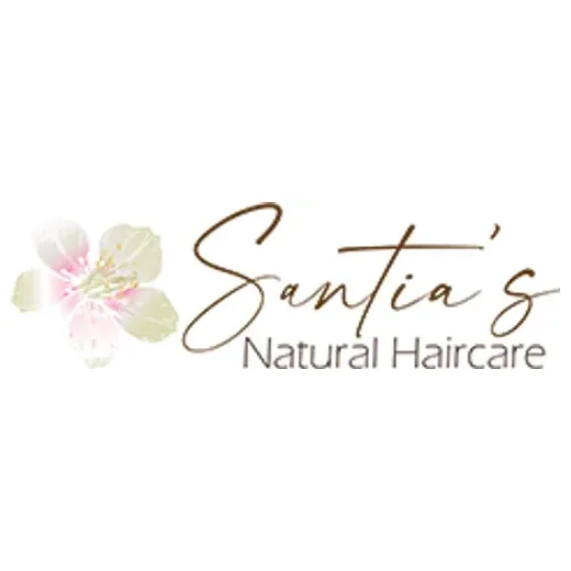 santiasnaturalhaircare brand logo for santiasnaturalhaircare.com